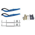 Blue Snowmobile Skis with 7.5 inch Shaper Bars V548009