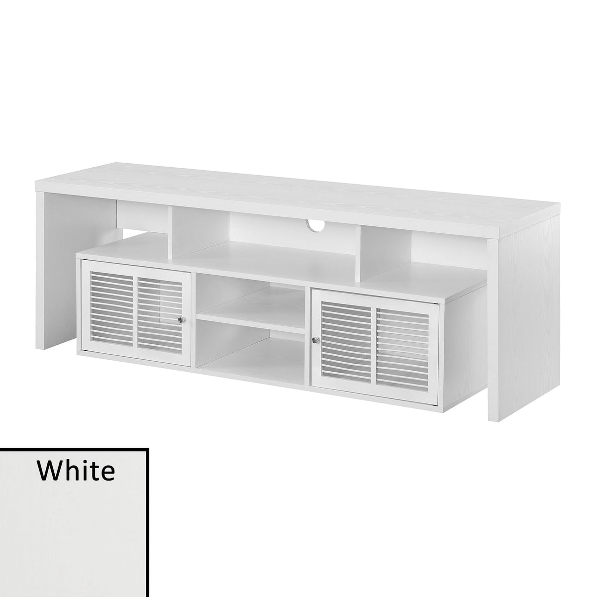 60 inch TV Stand with Storage Cabinets and Shelves T4633