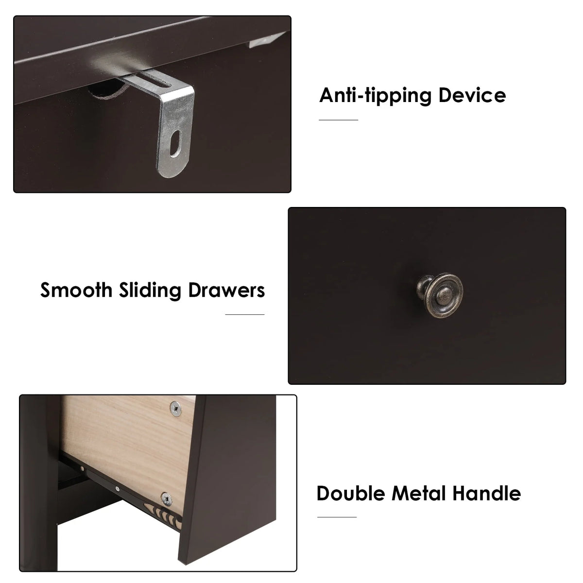 White 4 Drawer Dresser H35539
