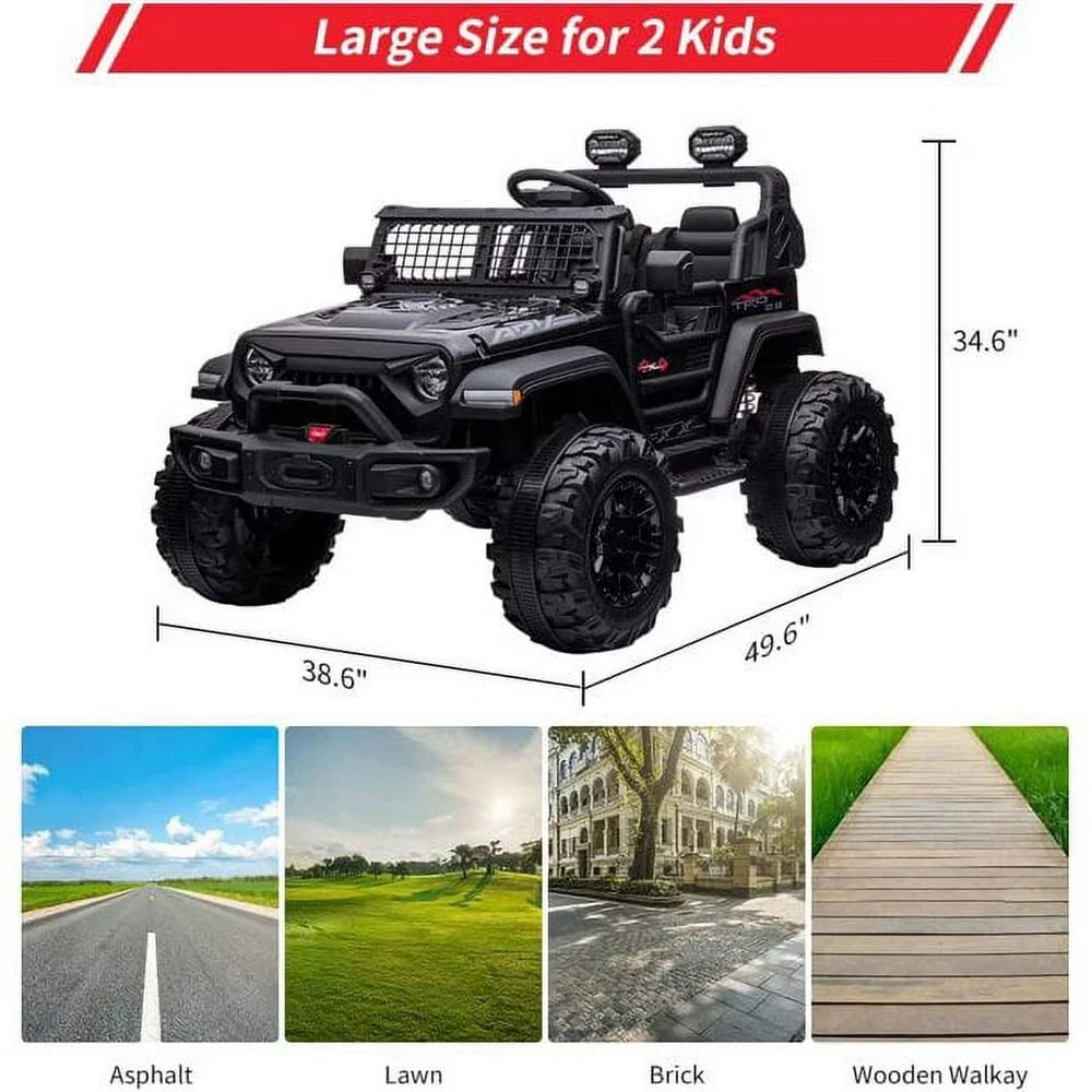24V Ride on Car with Remote Control 2 Seats I12118