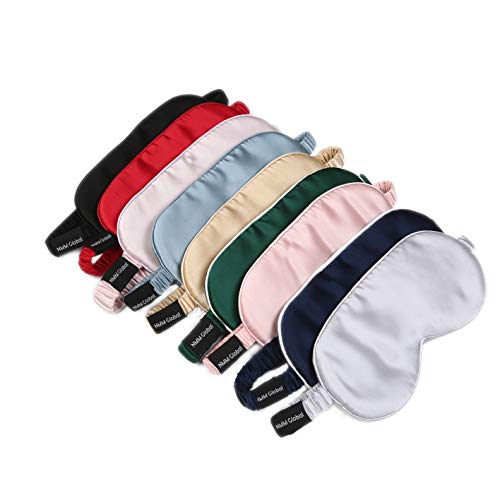 Natural Silk Sleep Mask with Elastic Strap V4865
