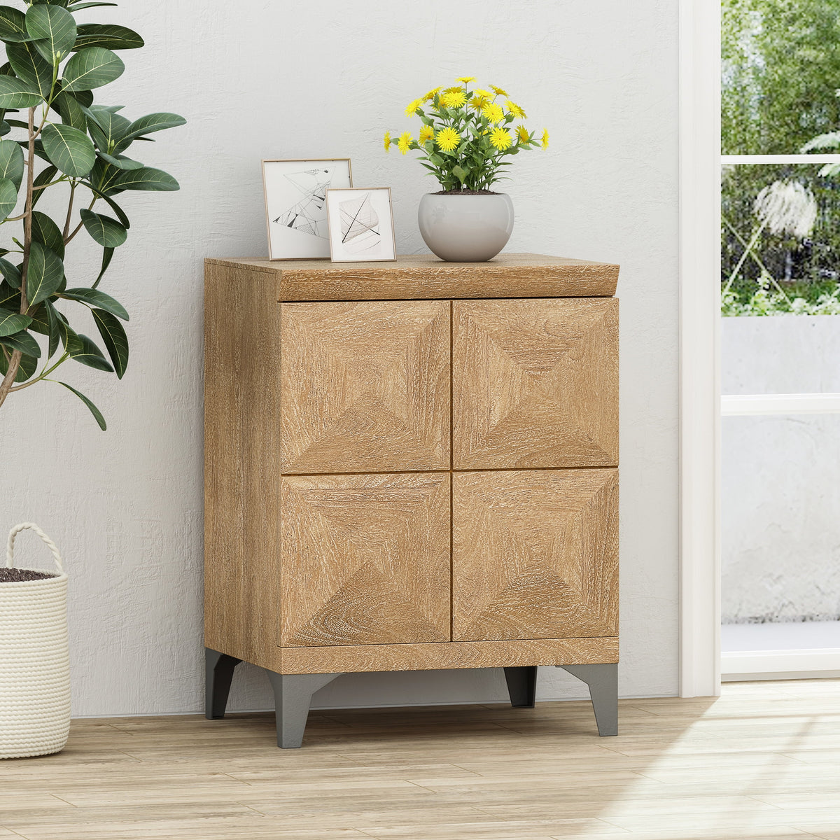 Handcrafted Mango Wood Cabinet O1089