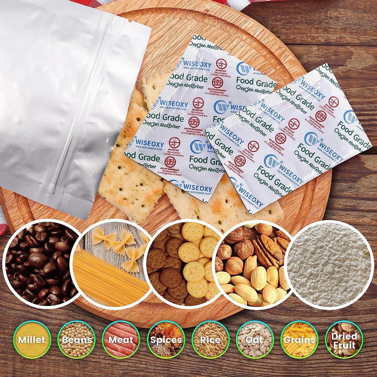 500CC 300 Packs Food Grade Oxygen Absorbers K110