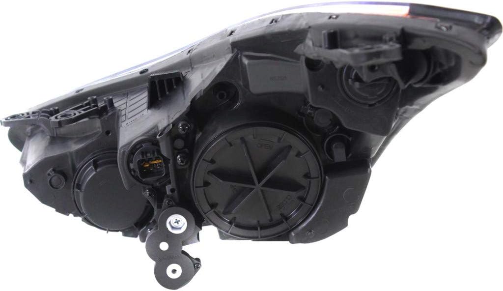 Hyundai Elantra Headlight Assembly Driver Side Black Housing A693