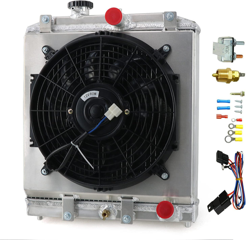 Aluminum Radiator with Shroud Fan and Relay Q663886
