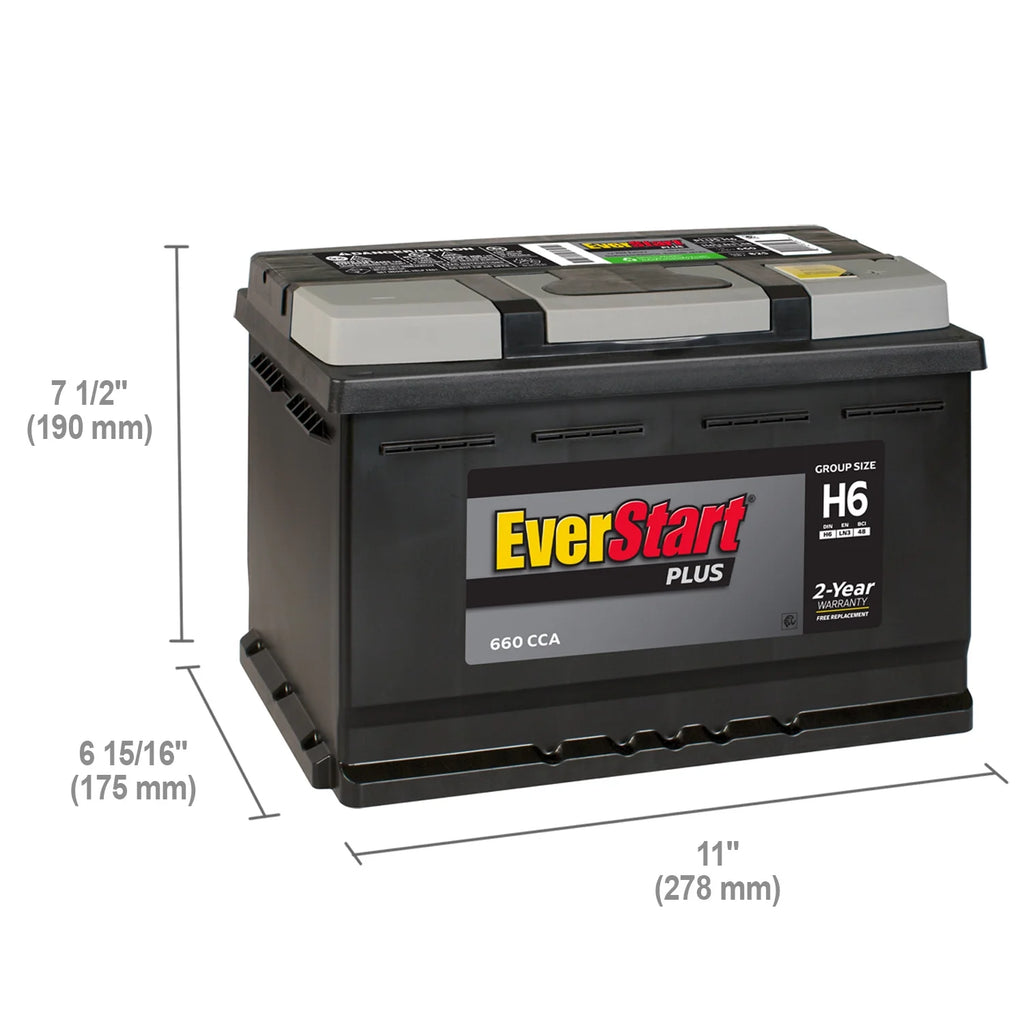 Lead Acid Automotive Battery Group Size H6 12 Volt 660 CCA A778