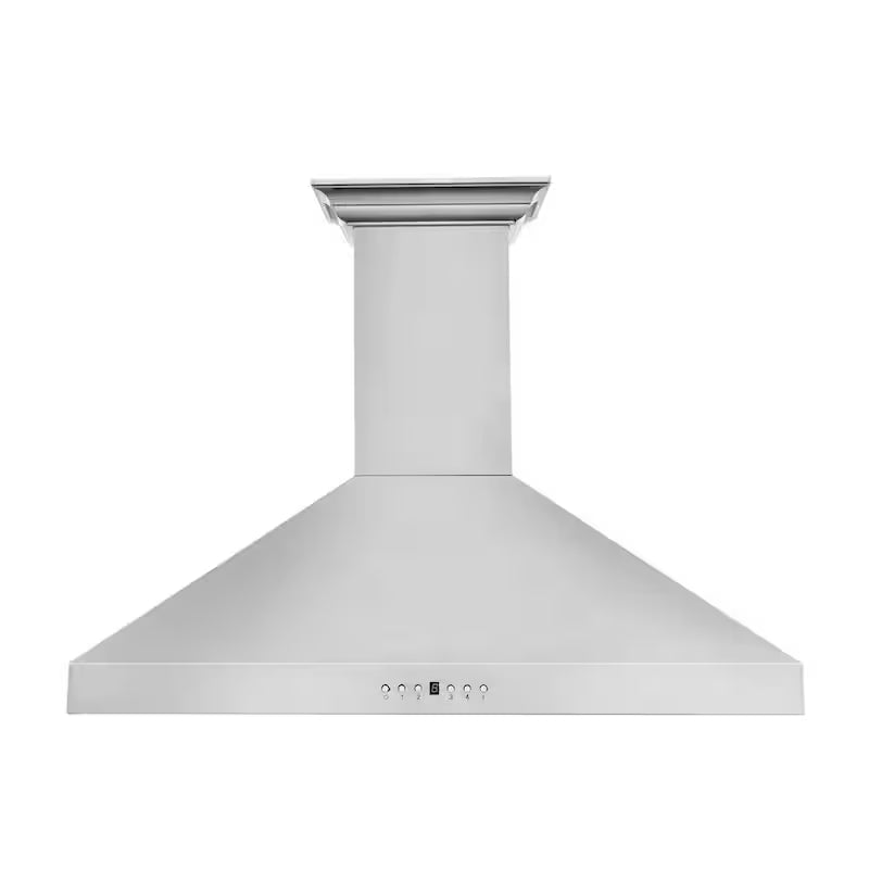 36 in. 400 CFM Ducted Wall Mount Range Hood in Stainless Steel W90833