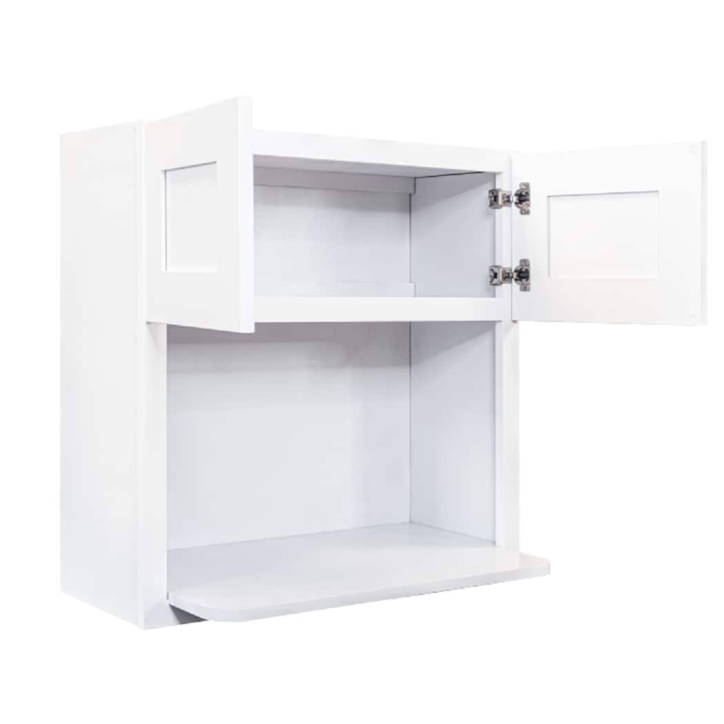 White Painted Maple Wall Cabinet U278228