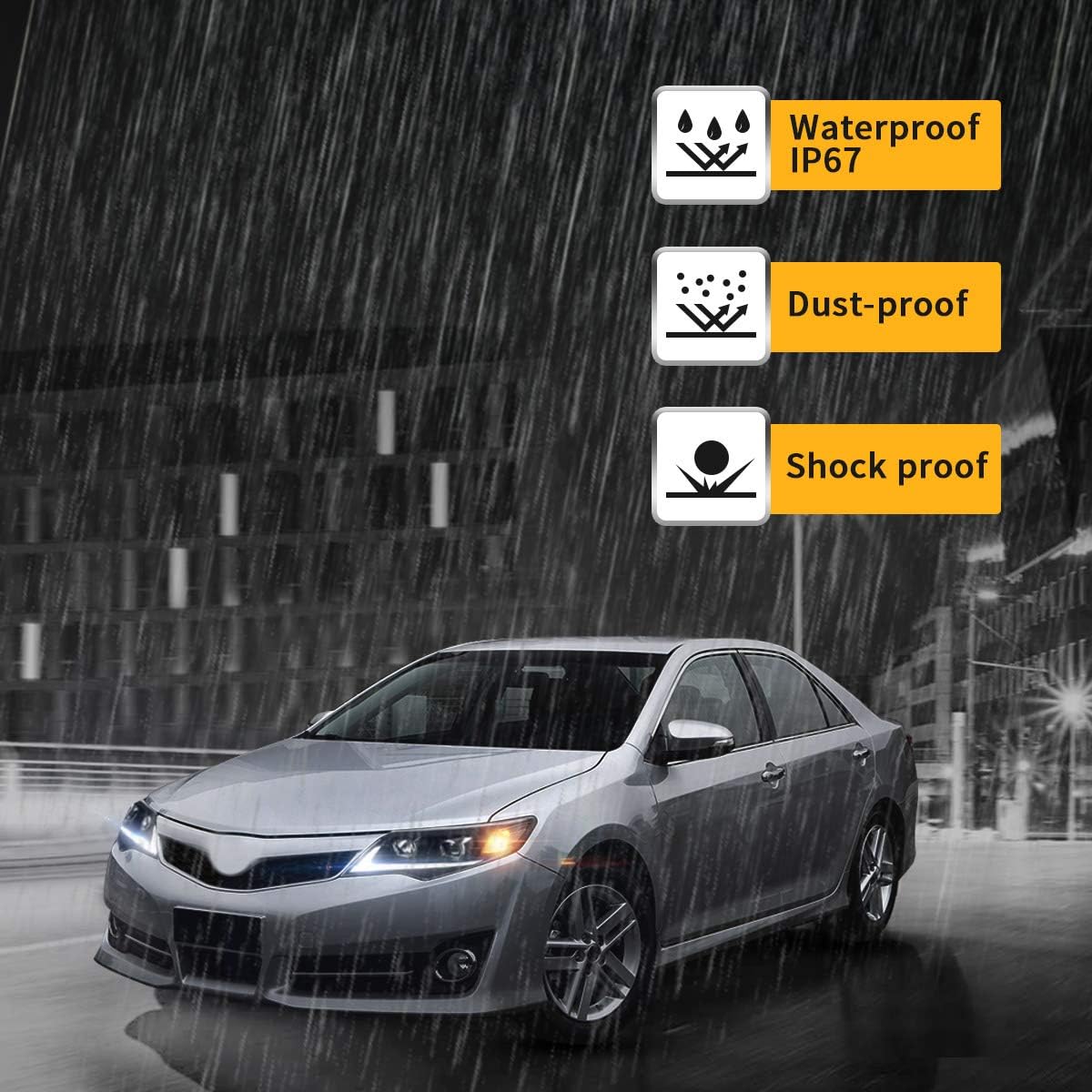 LED Projector Headlights with H7 Halogen High Beam F9302