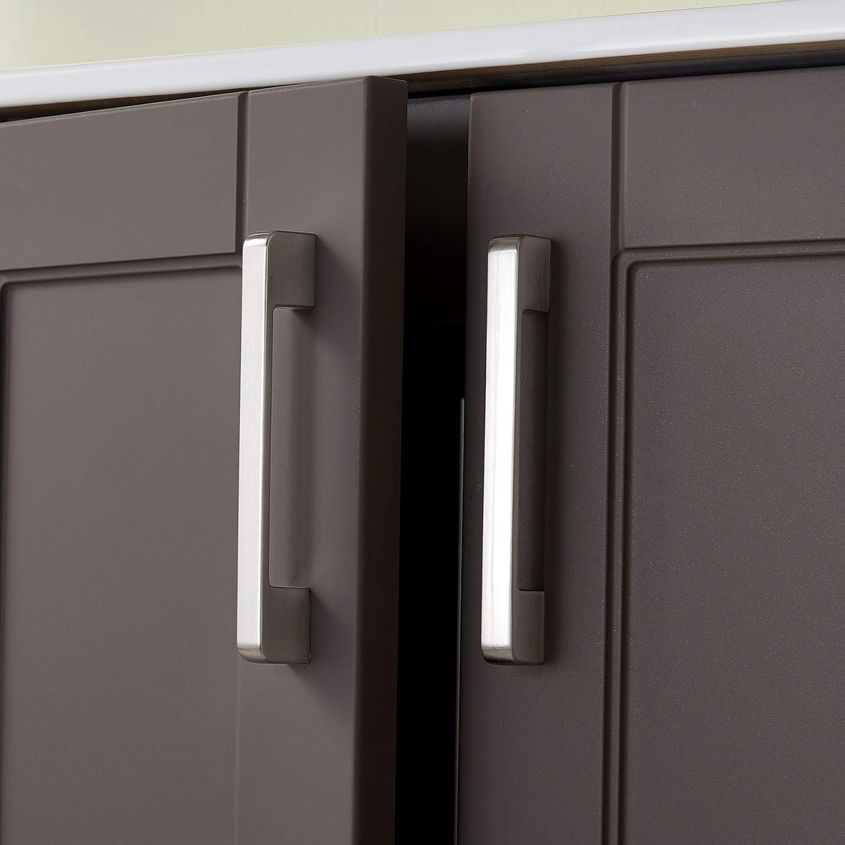 24 Inch Grey Wood Bathroom Vanity with Ceramic Sink F727