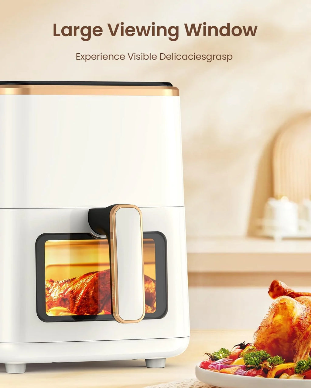 5.3Qt Air Fryer with Viewing Window Y794