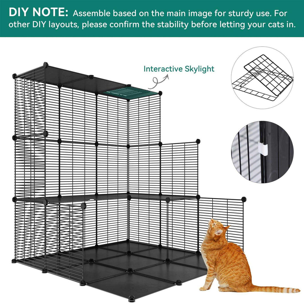 4 Tier Cat Hammock Cat Enclosure D78792