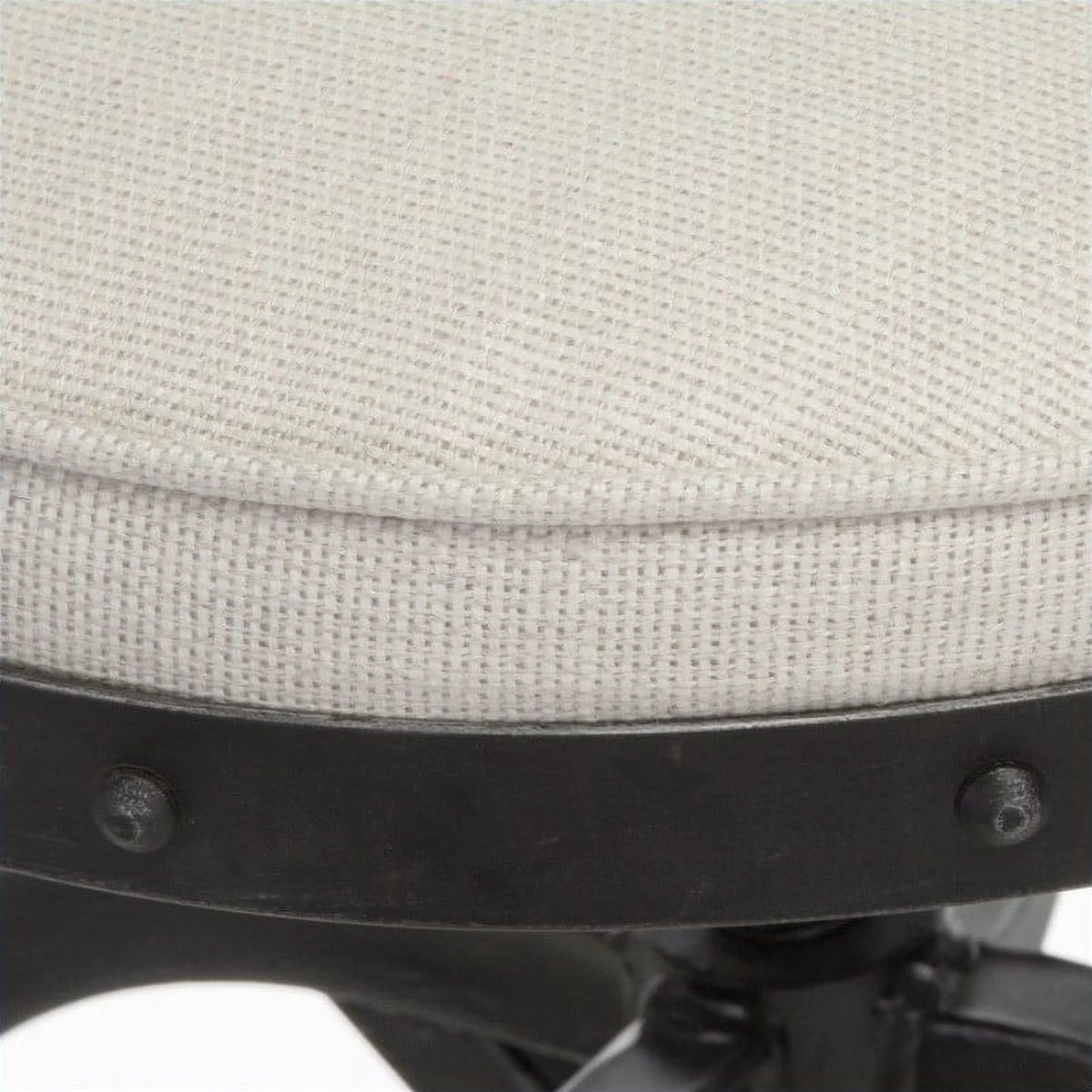 26" Off White Swivel Bar Stool R284