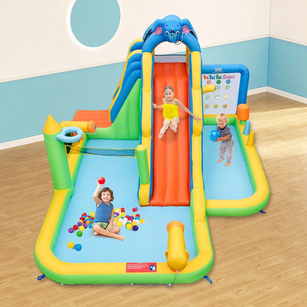 Inflatable Water Slide with Splash Pool Climbing Wall U160508