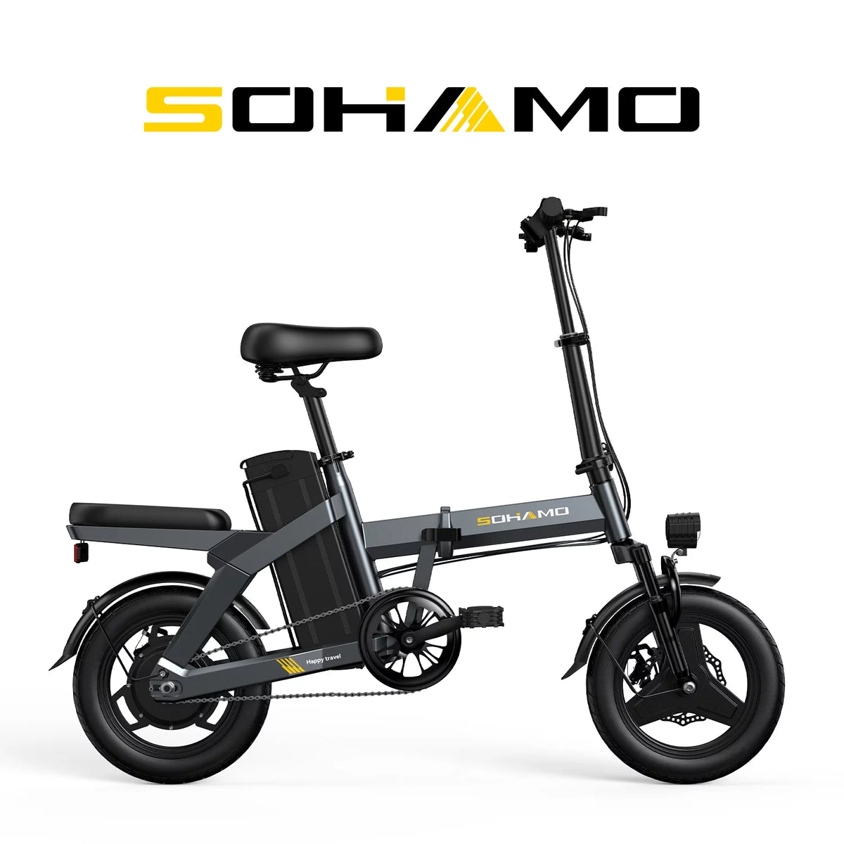 400W Folding Electric Bike with 48V 12Ah Removable Battery G873