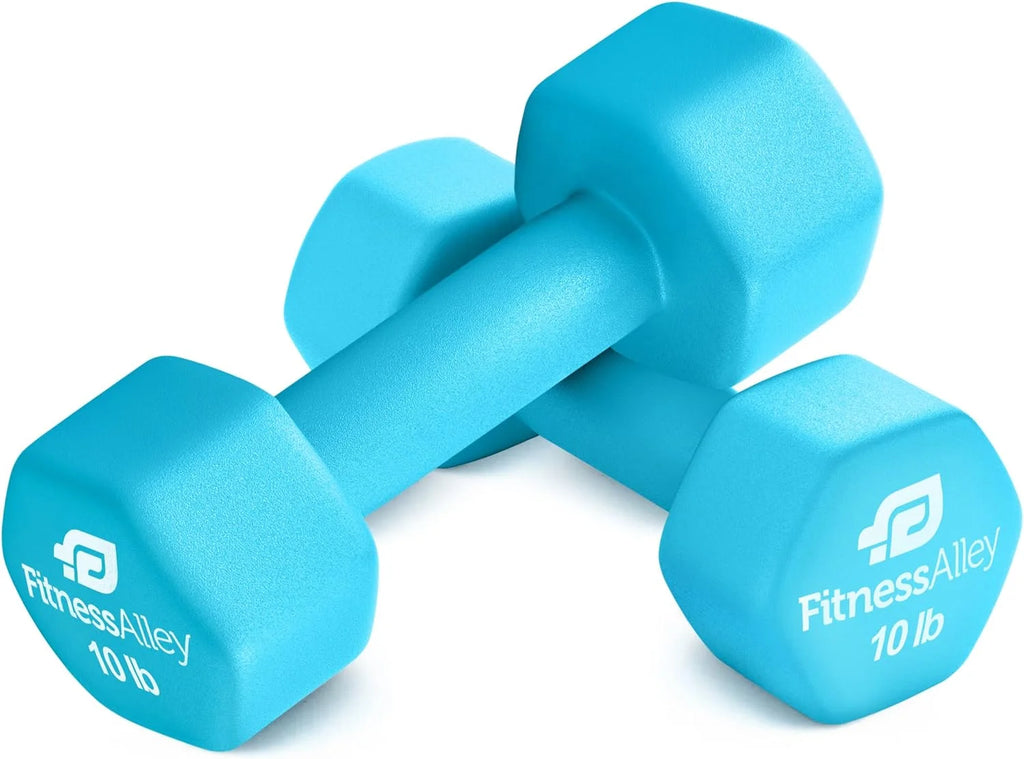Neoprene Coated Dumbbells Set of 2 17.5 Pounds P7826