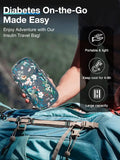 Insulin Cooler Travel Case and 2 Nylon Ice Packs G8003