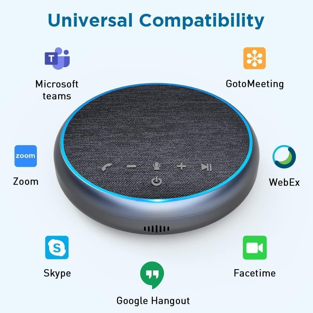 Bluetooth Conference Speakerphone with Multi Microphone Noise Cancellation G3635