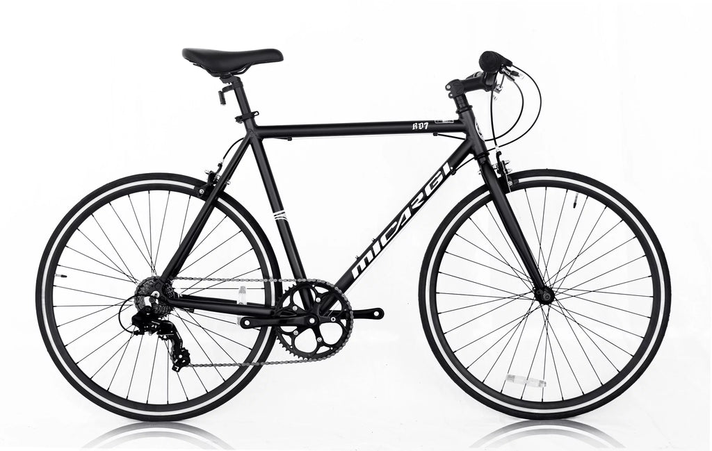 White 53 cm Aluminum 700C Road Bike Q601512