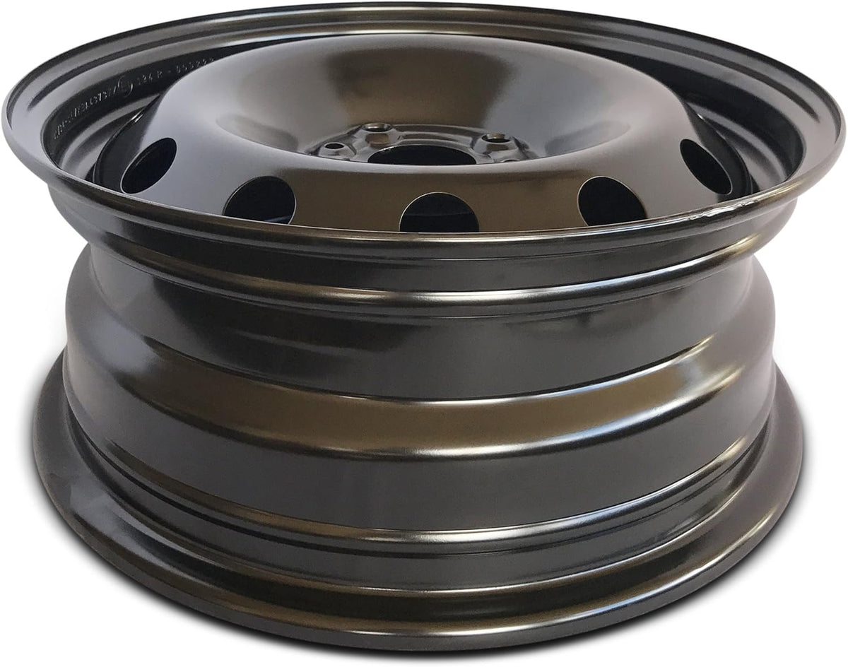 15 Inch 4 Lug Black Steel Wheel C54677
