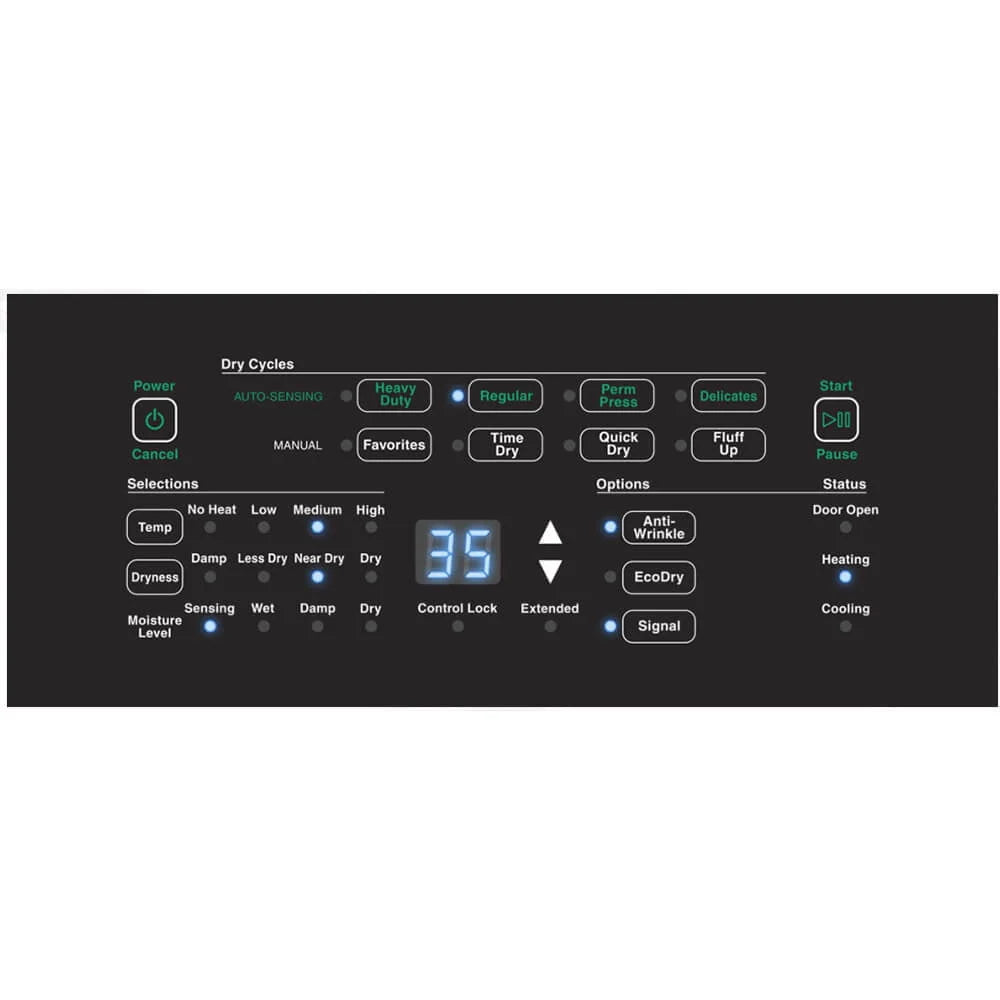 7.0 Cu. Ft. White Electric Dryer C88127