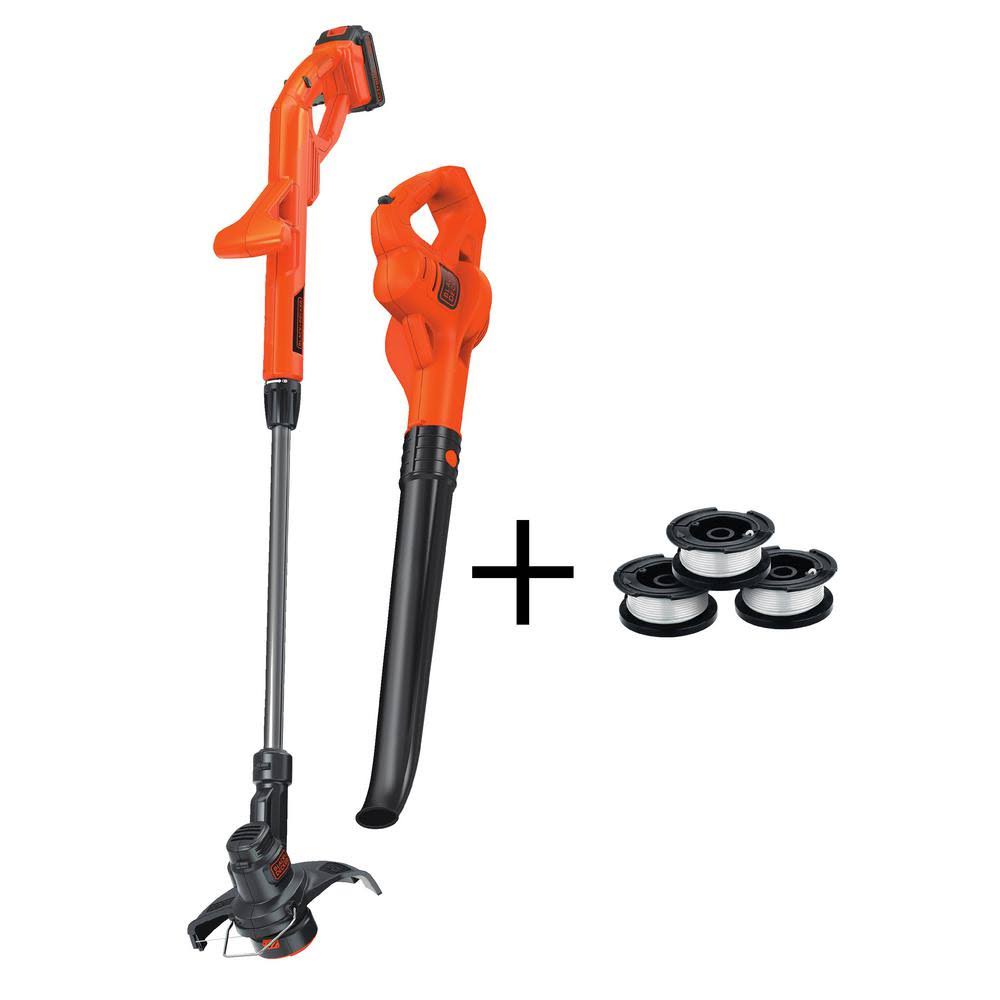 20V Max Cordless String Trimmer and Sweeper Combo Kit with 3 Spools M2972