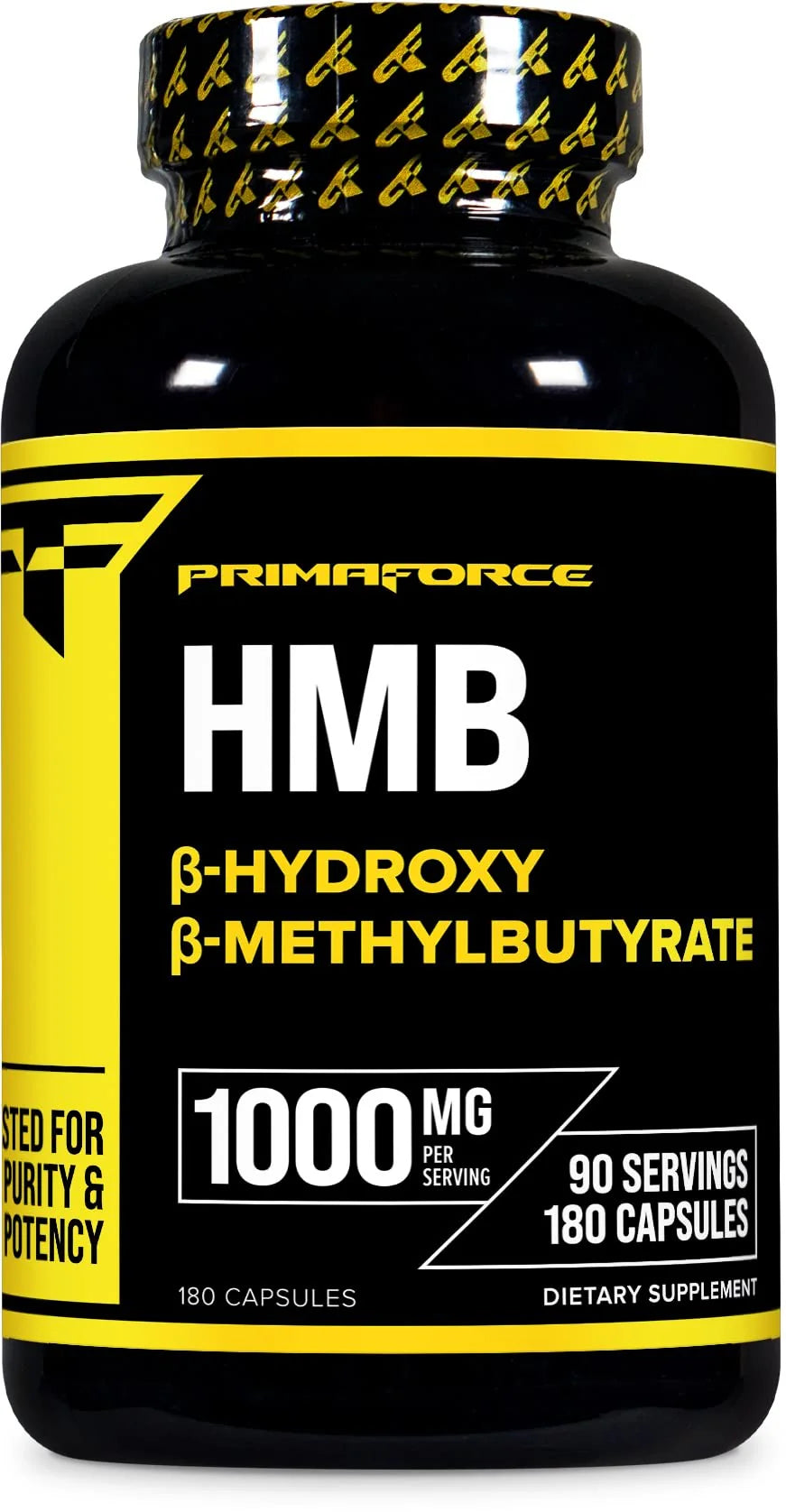 HMB 1000mg 180 Capsules Gluten Free Non-GMO Supplement A932234