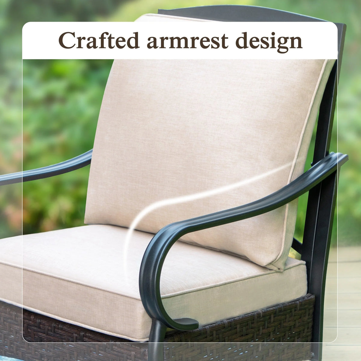4 Piece Metal Patio Conversation Sofa Set V44832