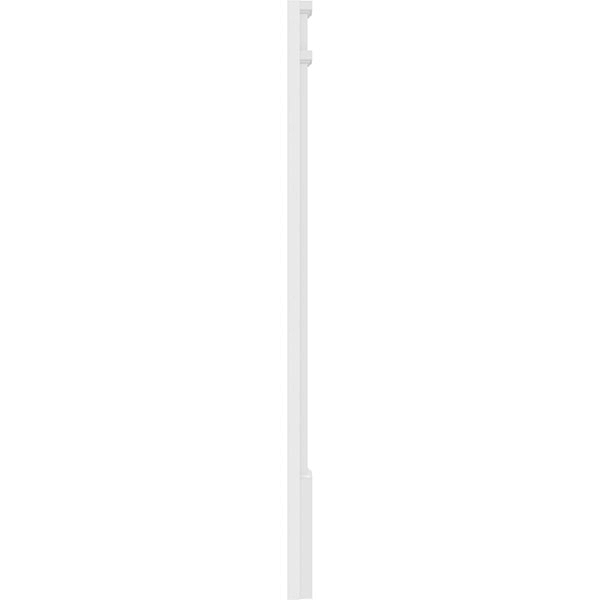 Flat Panel PVC Pilaster with Decorative Capital & Base (Pair) Z70801