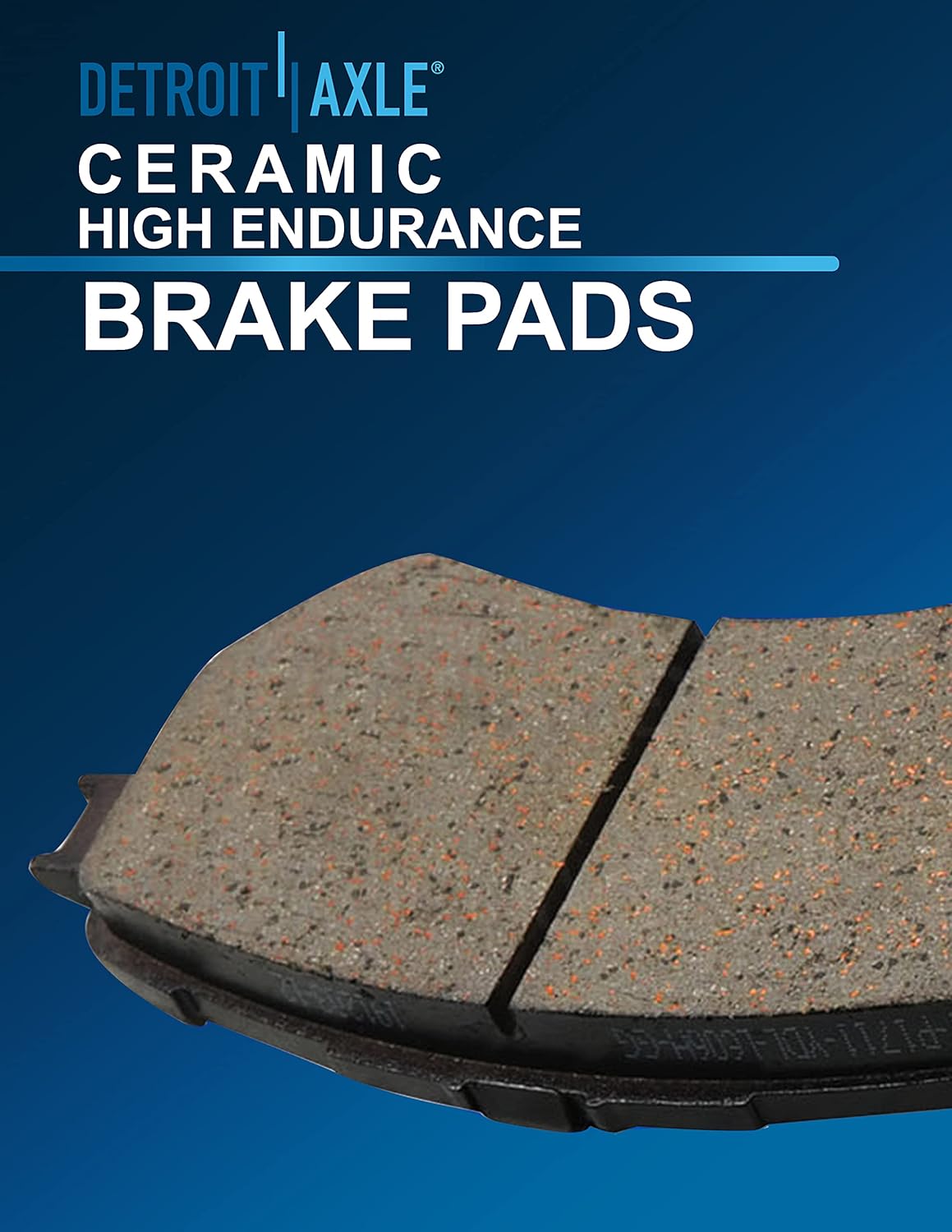 Drilled & Slotted Disc Rotors + Brake Pads 6pc Set Z734