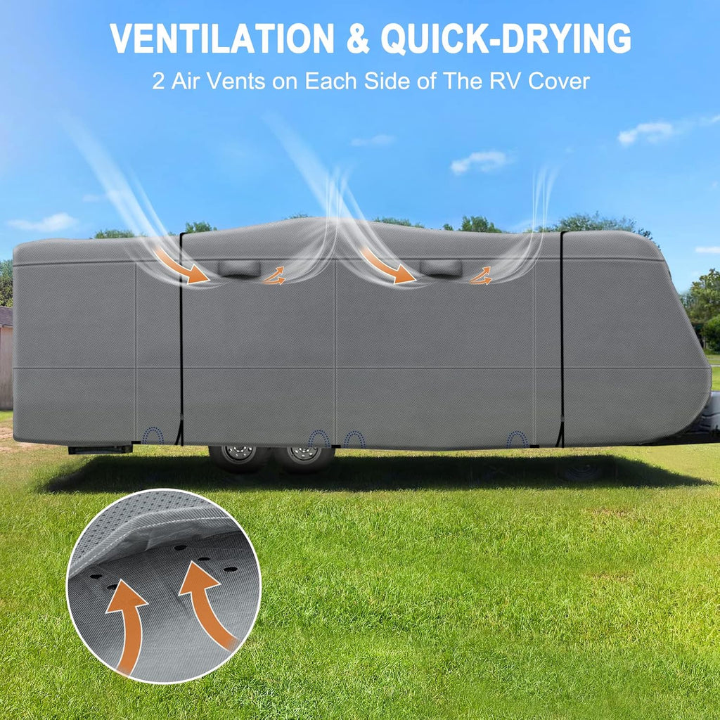Heavy Duty 5 Layers Anti-UV Travel Trailer Cover 31'1 - 34' H27162