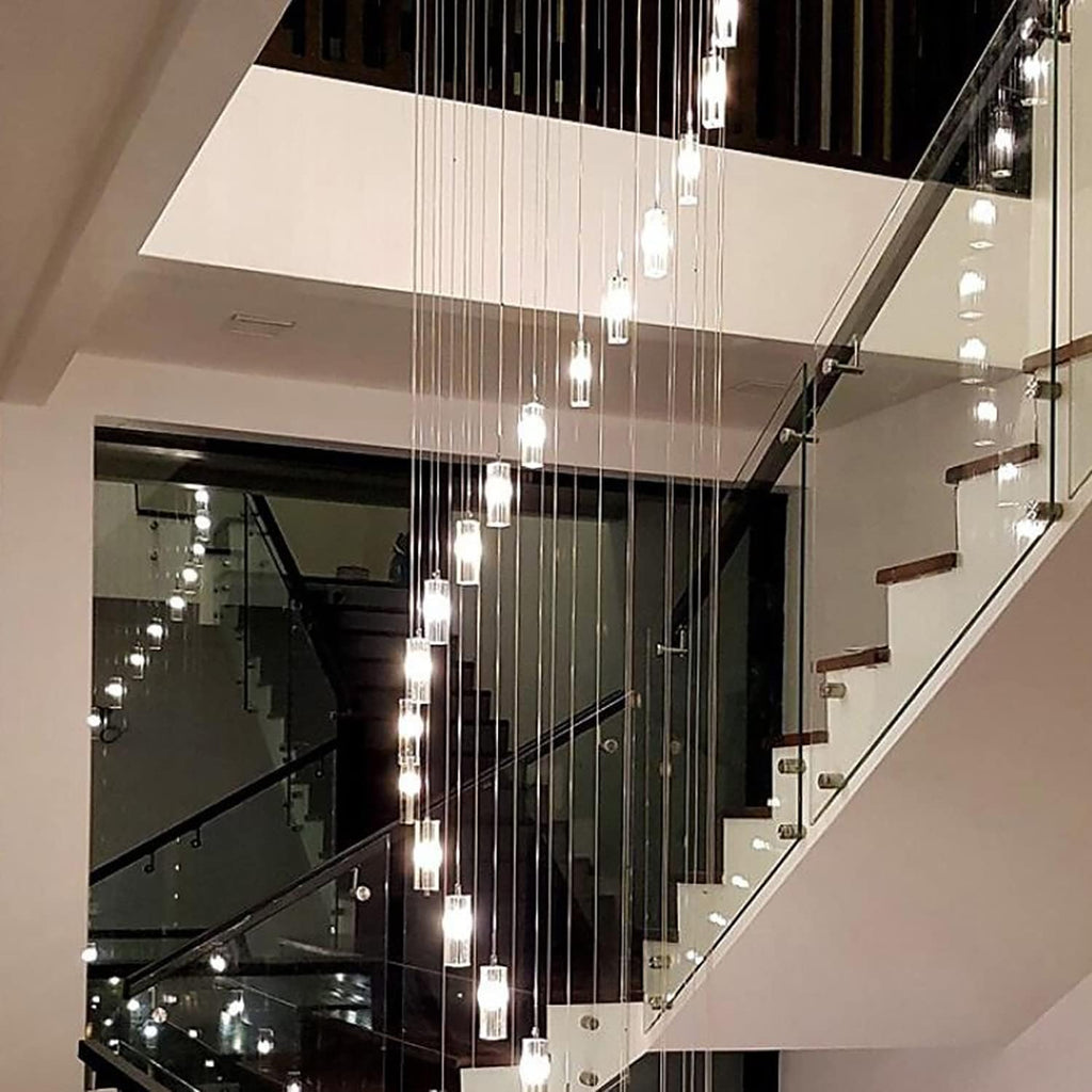 Modern Crystal Chandeliers LED Light Fixture 36-Lights L8044