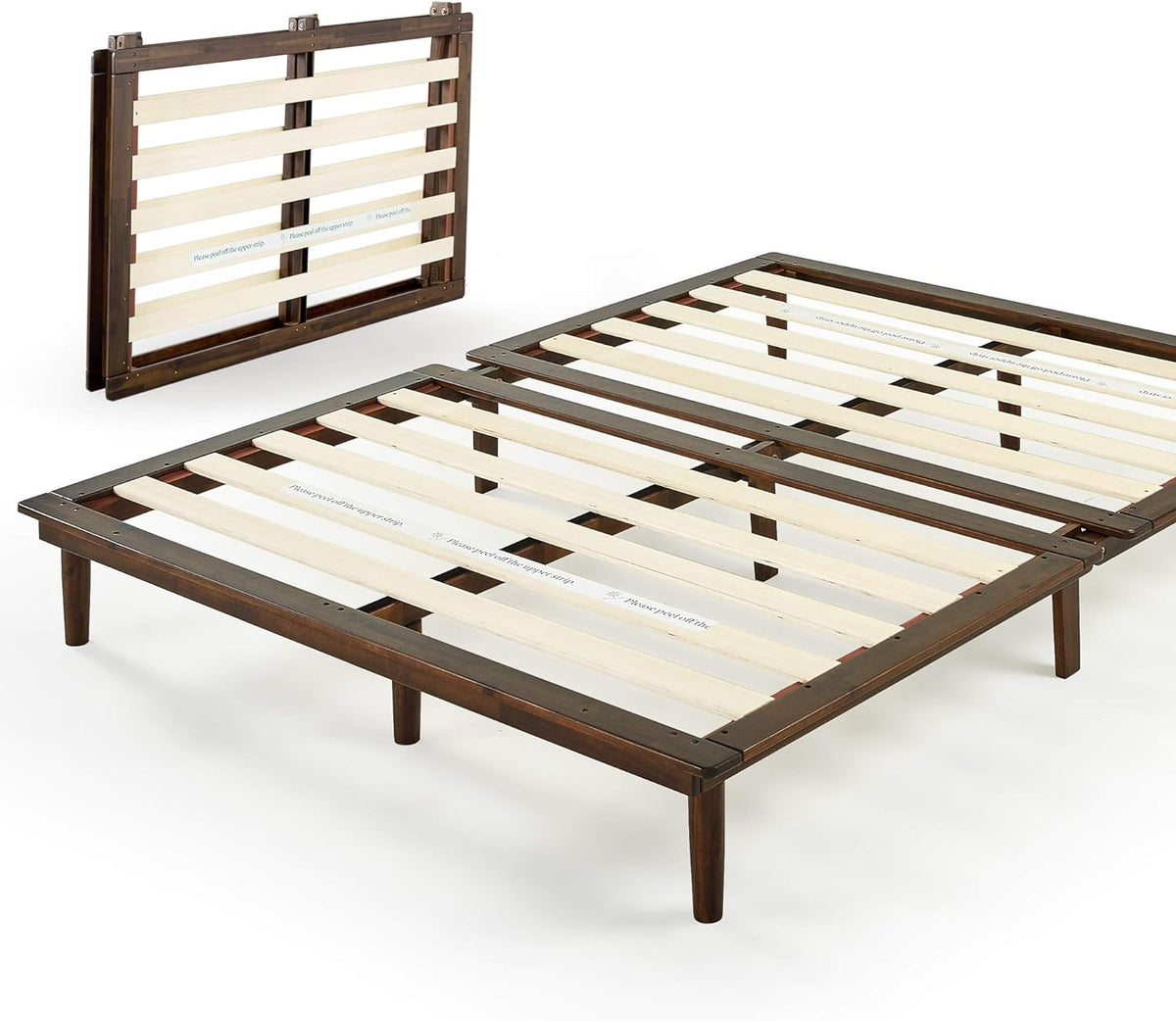 10 Inch Wood Platform Bed Frame Queen L490195