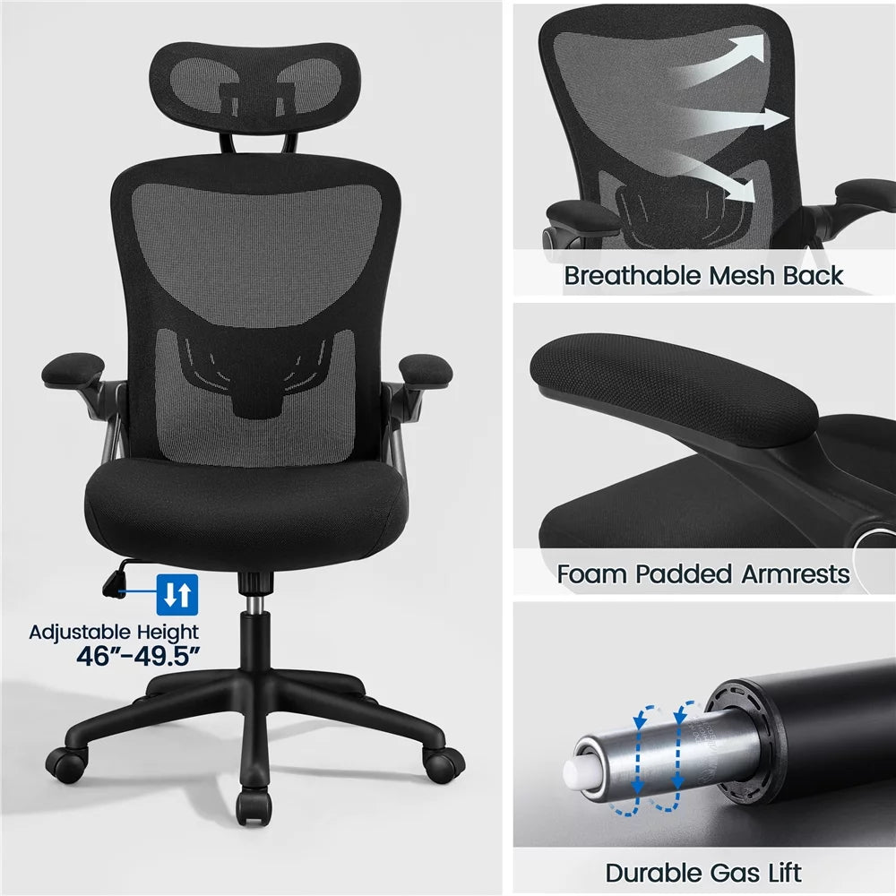 Black 28.5 in Active Chair V5365