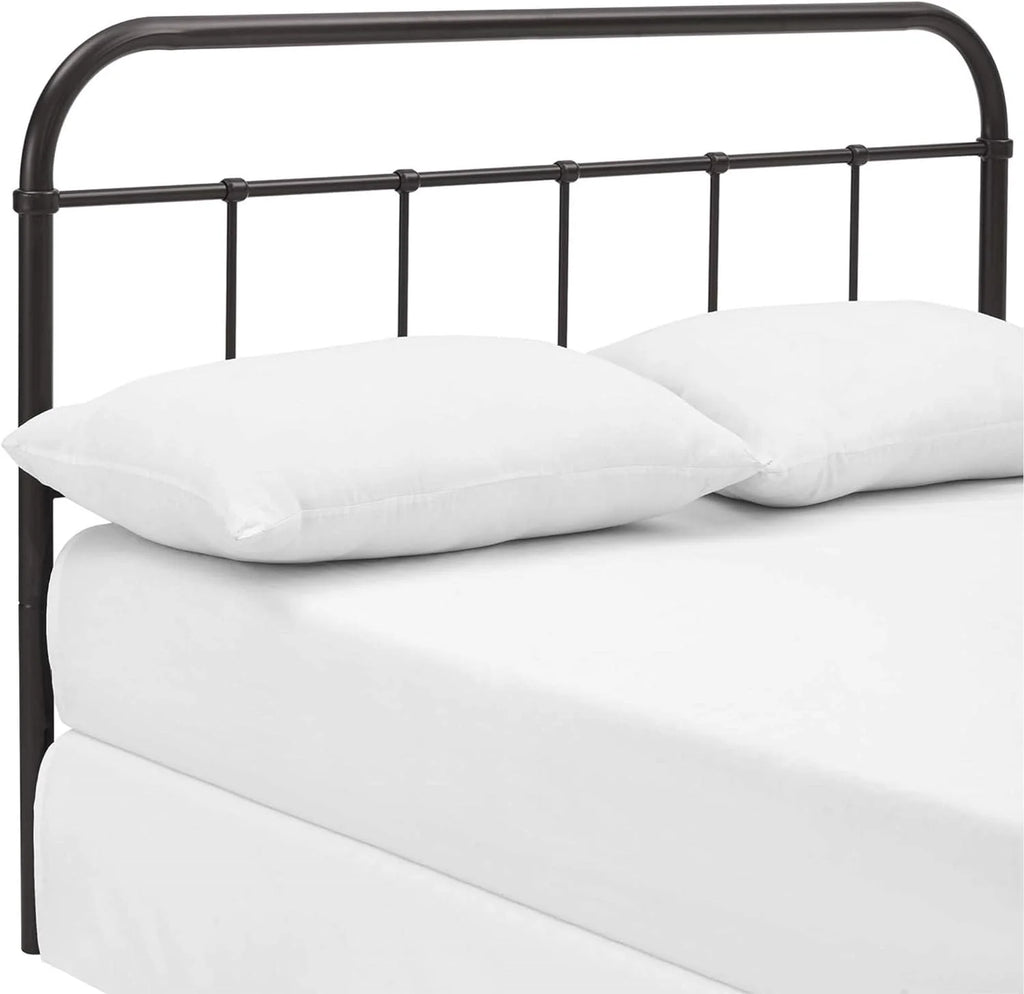 King Steel Headboard - Brown A816