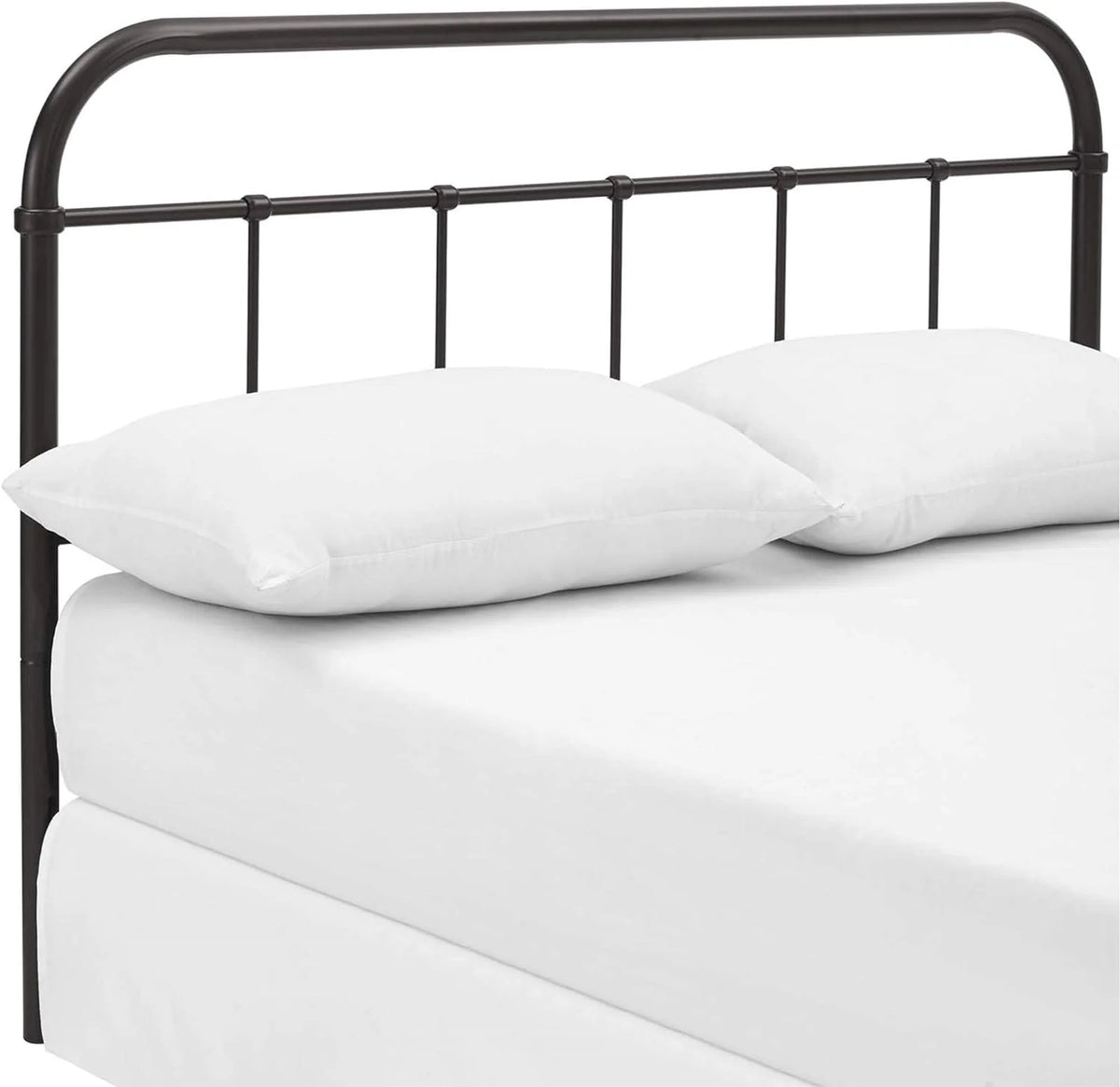 King Steel Headboard - Brown A816