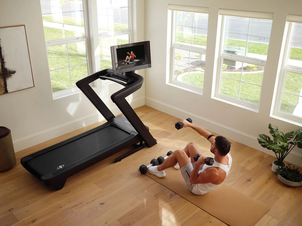 Treadmill with 22” Pivoting Touchscreen T40558