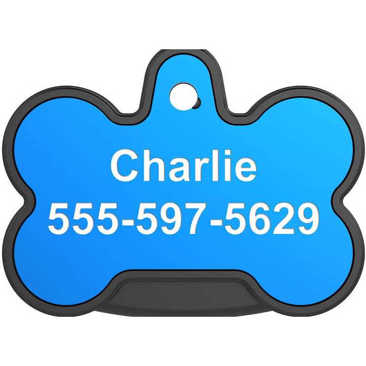 Smart Tag Dog Bone Personalized ID and Tracker M50765