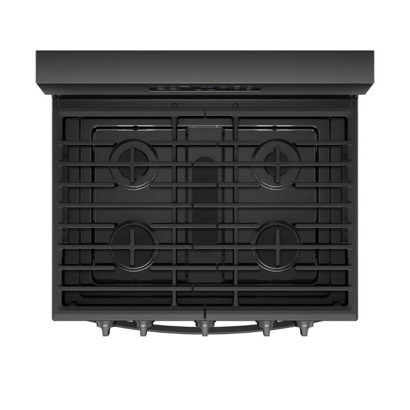 5.8 cu. ft. Gas Freestanding Range in Black B963843