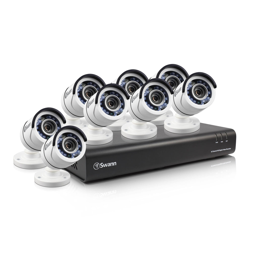 8-Channel 1080p DVR with 8 Cameras D312