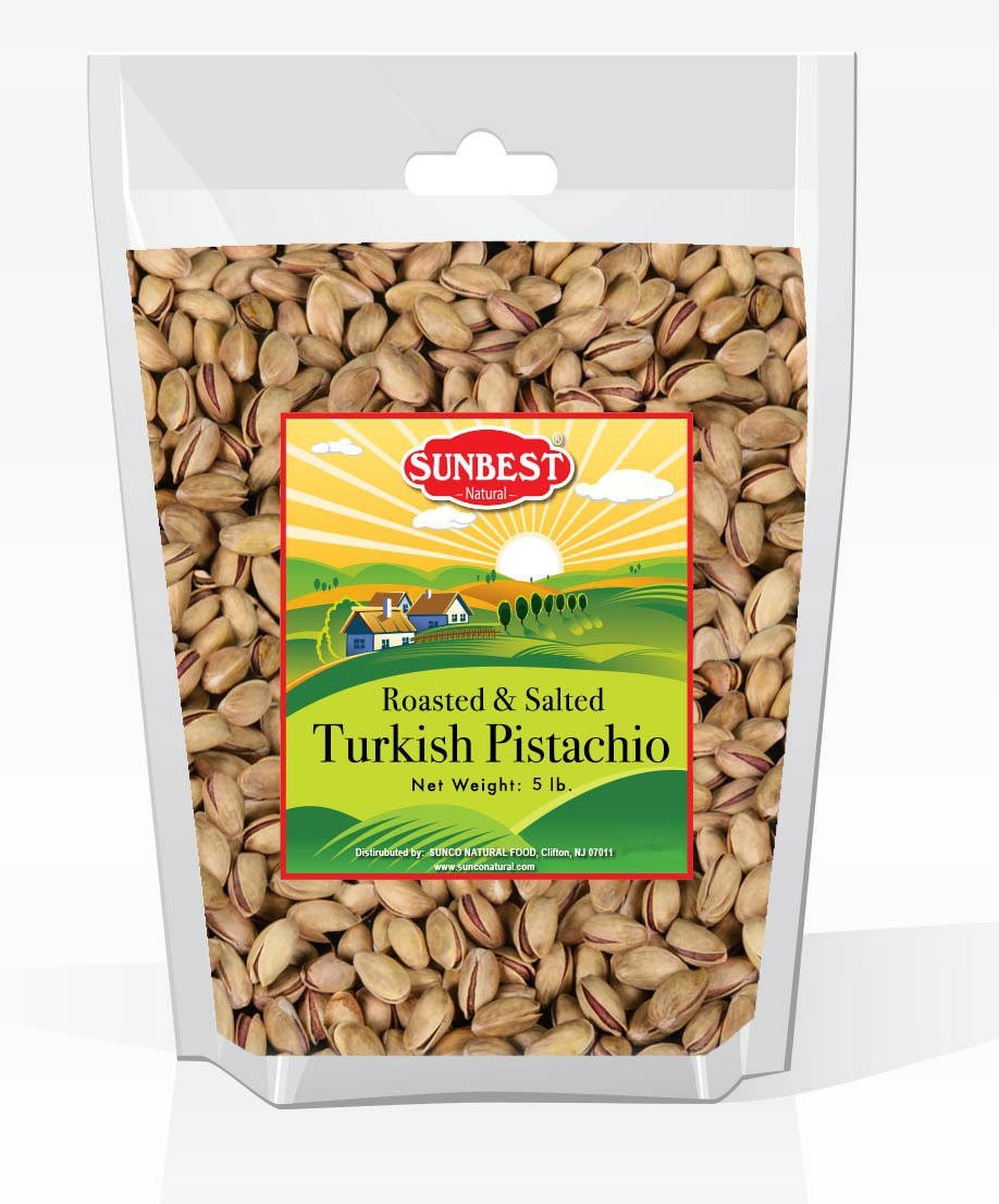 Turkish Pistachios Roasted and Salted 5 lb H48326