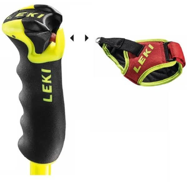 Black 125cm Ski Poles P6045