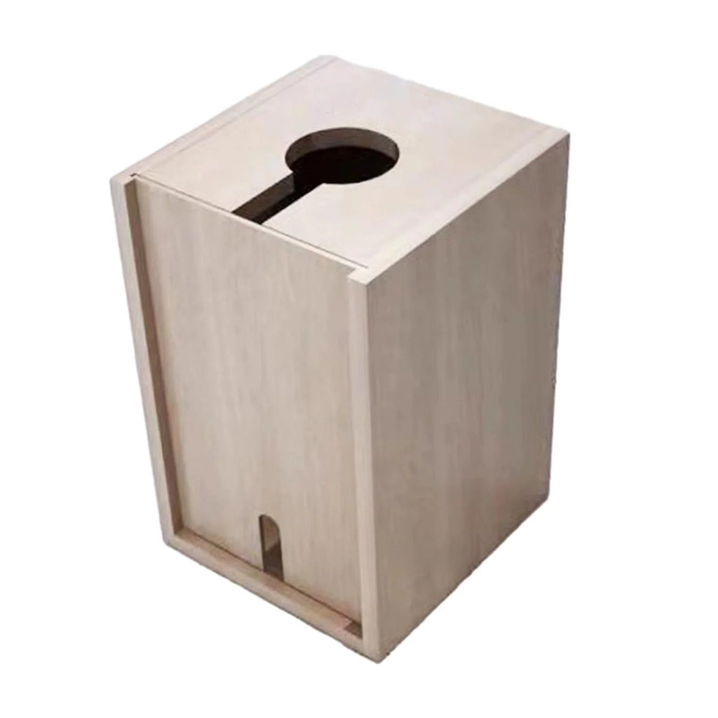 Wooden Paint Cup Organizer Box Y97673