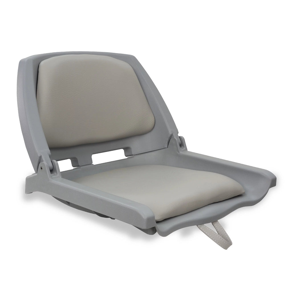 Gray Folding Boat Fishing Seat J769173