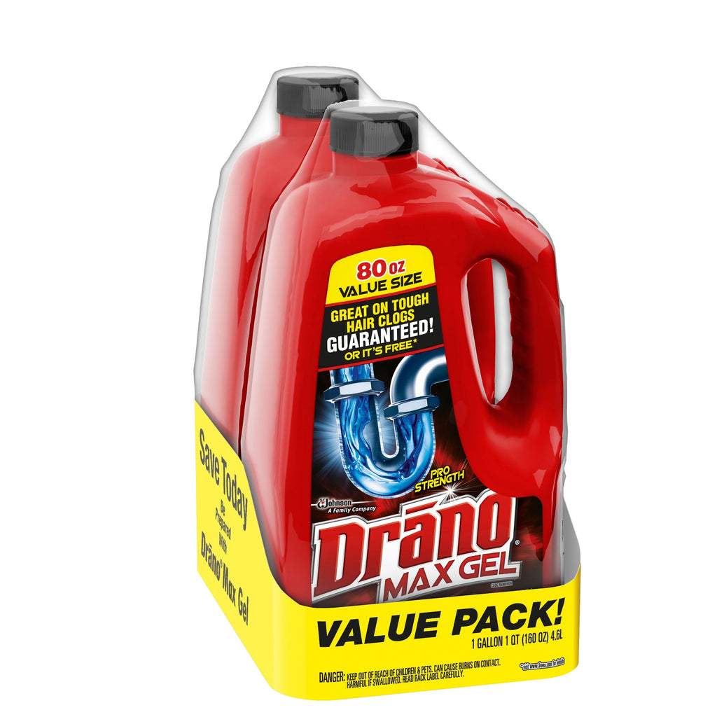 Drain Clog Remover 160 Ounces 2 Count F548