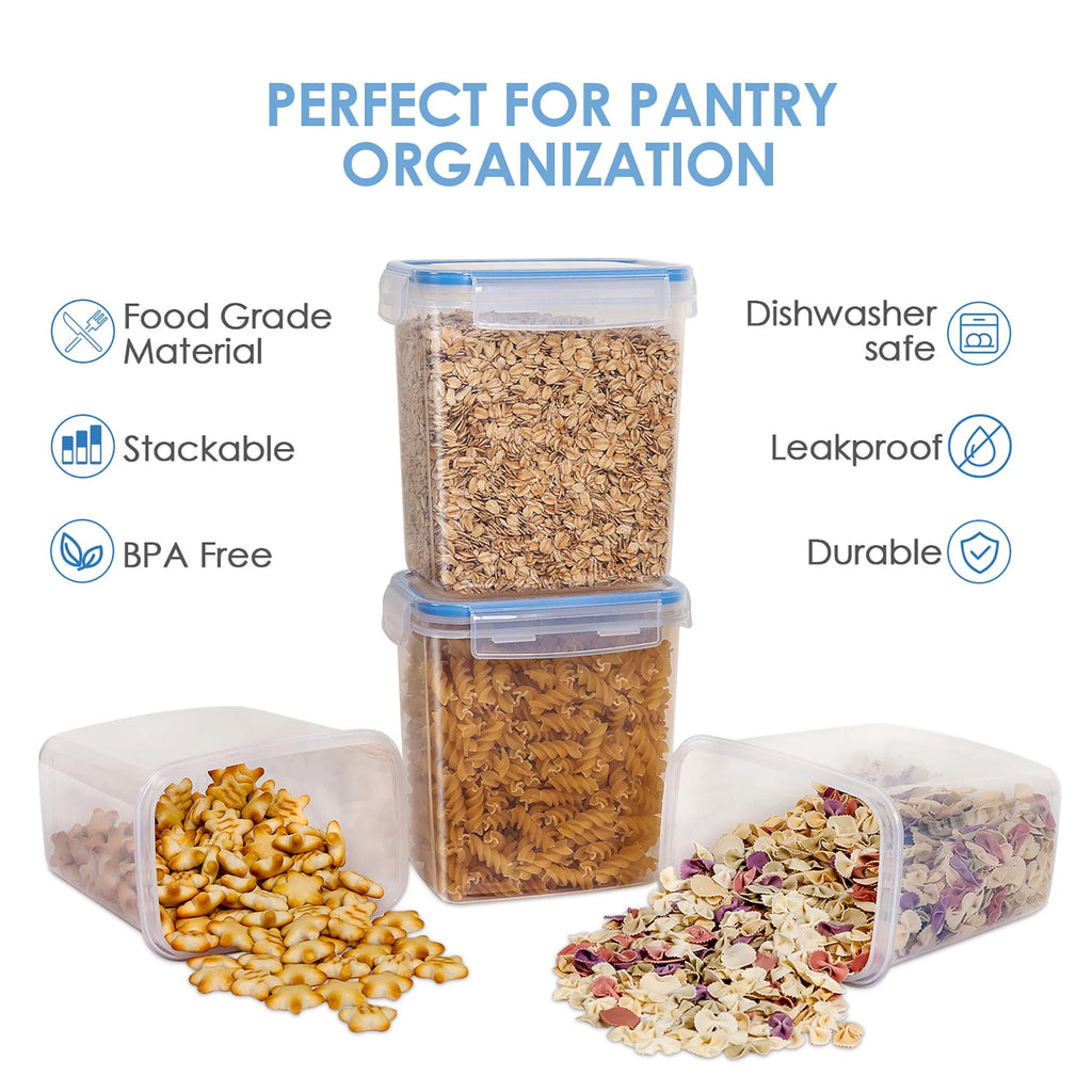 12 Pc Airtight Plastic Food Storage Containers N414477