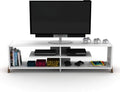 Wooden TV Stand with 4 Shelves F744