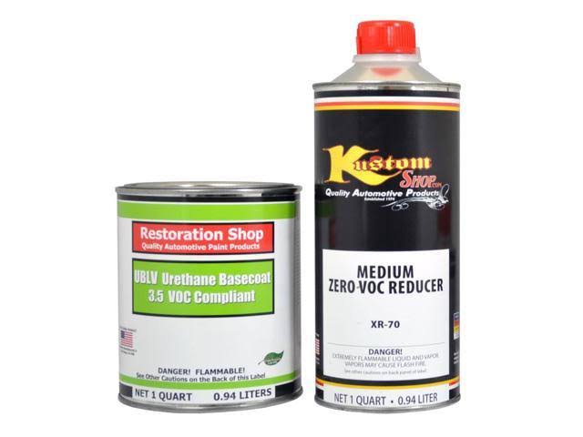 Aquamarine Firemist Quart Low VOC Urethane Basecoat Auto Body Paint Kit I7676