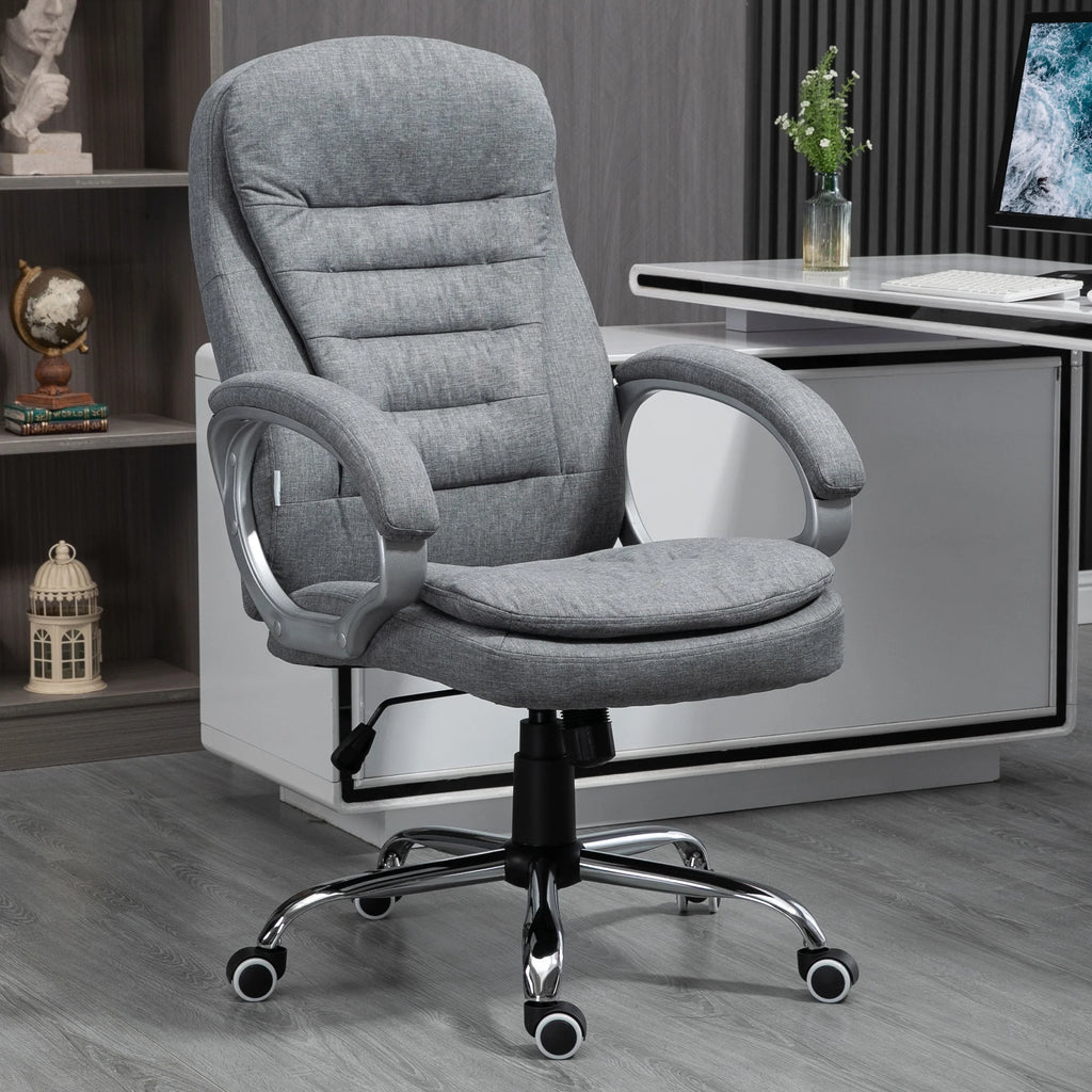 Grey Executive Chair with Adjustable Height E278