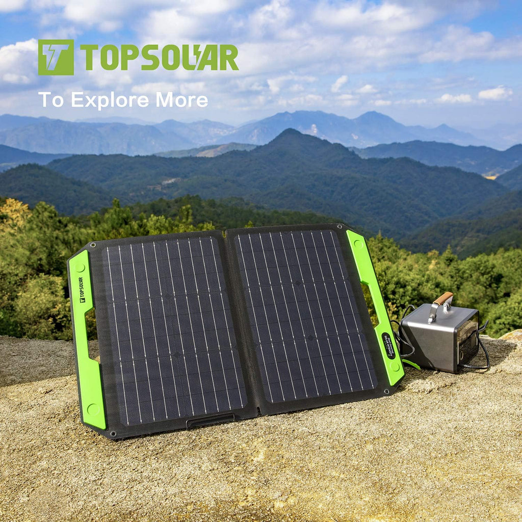 60W Foldable Portable Solar Panel Charger Kit with Dual USB Ports Q83106